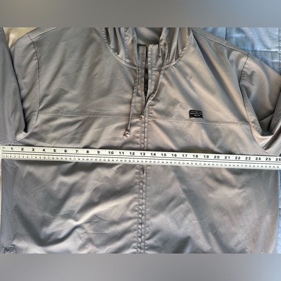 EUC TravisMathew Performance Hoodie Jacket Gray XXXL Golf Activewear Zip-Up 🩶 - Picture 8 of 13